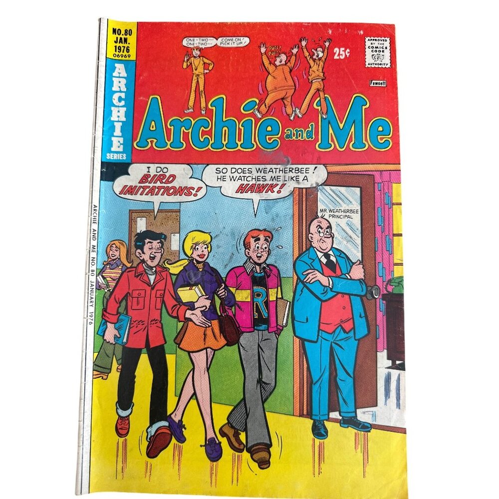 Archie Comics Archie And Me Comic No #80 January 1976 Issue Bagged Boarded